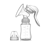 JADE KIT Handmilchpumpe - Tragbar Saugsilikon Stillen Manuelle Milchpumpe, BPA-frei
