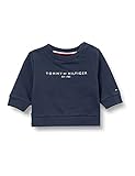 Tommy Hilfiger Baby-Jungen Essential Sweatshirt Pyjamaset, Twilight Navy, 56 cm