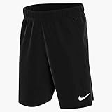 Nike Unisex-Child Dri-fit Park Shorts, Black/Black/White, XL