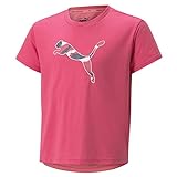 PUMA Mädchen Modern Sports Tee G T-Shirt, Sunset Pink, 140