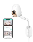 Cubo Ai Plus Smart Babyphone und Wandhalterung-Set | HD-Nachtsichtkamera mit intelligenten Baby-Sicherheitswarnungen, Schlafanalyse und Zwei-Wege-Audio | iOS, Android und Smart Home-kompatibel
