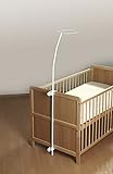 Alvi Standard Himmelstange für Kinder- Babybett inkl. Klemmen | A96419