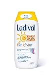 Ladival Kinder Sonnenmilch LSF 50+ – Parfümfreie Sonnenschutzlotion für Kinder – ohne Farb- und Konservierungsstoffe – wasserfest – 1 x 200 ml