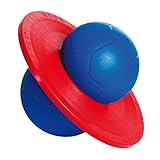 TOGU Hüpfball Moonhopper blau/rot, bis 45 kg belastbar