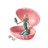 Schleich 70564 bayala Spielset - Meerjungfrau mit Baby-Robbe in Muschel, Spielzeug ab 5 Jahren