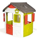Smoby – Neo Jura Lodge - Spielhaus für Kinder für drinnen und draußen, mit Fenstern, Türen, Vogelhaus, erweiterbar durch Zubehör, für Jungen und Mädchen ab 2 Jahren