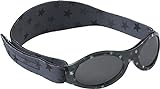 Original Dooky Baby Banz Grey Star Baby Sonnenbrille für Mädchen und Jungen, 0 - 2 Jahre, UV-A & UV-B Schutz, bruchsicheres Glas mit Neoprenband, grau