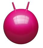 John 59008 - Sprungball Einfarbig (45-50 cm) - Hopperball, Hüpfball, Springball, Hopper Ball für Drinnen & Draußen - wiederaufblasbar, robust - Fitness für Kinder