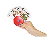 noris 606154619 Spielkartenhalter aus Kunststoff – gibt einen sicheren Halt für Kinder, Erwachsene, ältere Menschen - für alle Kartenformate, geeignet ab 3 Jahren