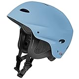 Vihir BMX Helm Wakeboard Helm Skaterhelm Fahrradhelm Herren Damen Jungs & Kinderhelm Wassersport Helm mit Ohrenschützer ABS+Eva (M 54-59CM, Blau)