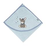 GALLUX Badetuch mit Kapuze Kapuzenbadetuch 100% Baumwolle Babybadetuch Handtuch 
