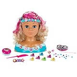 Theo Klein 5398 Princess Coralie Schmink- und Frisierkopf „Mariella“ | Mit Haarschmuck, Kosmetik u.v.m. | Spielzeug für Kinder ab 3 Jahren