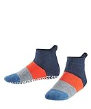 FALKE Unisex Kinder Colour Block Catspads K HP Hausschuh-Socken, Opaque, navyblue m (6490), 27-30