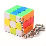 3 cm Mini 3x3 Schlüsselanhänger Smart Cube Spielzeug & Kreative Schlüsselring Dekoration