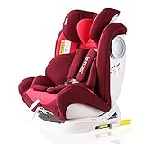 LETTAS Baby Kindersitz Autokindersitz Gruppe 0+1/2/3 (0-36 kg/0-12 Year) mit Protektoren seitliche Isofix Top Tether ECE R44/04