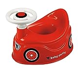 BIG-Baby-Potty - Lerntöpfchen im BIG-Bobby-Car Design mit abnehmbarem Lenkrad und hoher Rückenlehne, herausnehmbarer Einsatz, für Kinder ab 18 Monaten