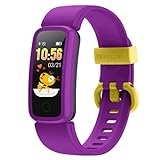 BIGGERFIVE Vigor Fitness Armband Uhr für Kinder Mädchen Junge ab 5-15 Jahren, Fitness Tracker Smartwatch mit Schrittzähler Pulsuhr Kalorienzähler und Schlafmonitor, IP68 Wasserdicht Aktivitätstracker