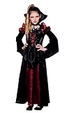 Boland - Kinder-Kostüm Vampir-Königin, verschiedene Größen, Kleid mit Halsband, Halloween, Kinderkostüm, Mottoparty