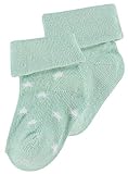 Noppies Unisex Baby U 2 Pck Levi Stars Socken, Grey Mint, 0-3 Monate EU
