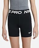 Nike Mädchen Pro Shorts, Black/White, L