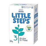 Nestlé LITTLE STEPS 3 Folgemilch im Anschluss an das Stillen, ab dem 10. Monat, 1er Pack (1 x 500g)