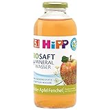 HiPP Bio-Saft + Mineralwasser Milder Apfel Fenchel, 500 ml