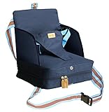roba Boostersitz, mobiler aufblasbarer Kindersitz mit erhöhten Seitenteilen, flexible Sitzerhöhung für zuhause und unterwegs, 1 Stück (1er Pack)