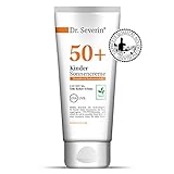 Dr. Severin® Kinder Sonnencreme SPF/LSF 50+ I Zieht schnell ein, wasserfest & ohne Parfum I Ideal für empfindliche Haut