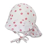 Sterntaler Baby Mädchen Schirmmütze mit Nackenschutz Winter Hut, rosa, 43 EU