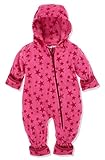 Playshoes Baby-Unisex Fleece-Overall Sterne Schneeanzug, Rosa (Pink 18), 74
