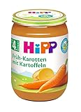 HiPP Früh-Karotten mit Kartoffeln Bio, 6er Pack (6 x 190 g)