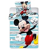 Mickey Mouse Kinderbettwäsche Babybettwäsche 124 100x135 cm + 40x60 cm