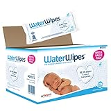 WaterWipes 400021 Baby Feuchttücher Empfindliche Haut, 99,9% gereinigtes Wasser, 12 x 60 Feuchttücher (720 Feuchttücher) | 60 Stück (12er Pack)