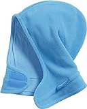 Playshoes Unisex Kinder Fleece-schalmütze mit KlettverschluÃŸ softe und atmungsaktive Schlupfm tze, Aquablau, 47 49cm EU