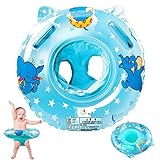 Baby Schwimmring Verstellbare Aufblasbare aufblasbare Schwimmen Float Kinder Schwimmring Schwimmtrainer für Kinder 6 Monate bis 36 Monate (Blau) 1
