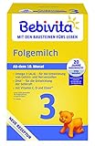 Bebivita Milchnahrung 3 Folgemilch, 4er Pack (4 x 500 g)
