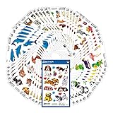 AVERY Zweckform 485 Sticker für Kinder (Aufkleber Kinder, Jungen, Mädchen, Tiere, Kindersticker, Hunde, Katze, Panda, Vögel, Pferde, Delfine, Fische, Kindergeburtstag, Mitgebsel, Gastgeschenke) 59992