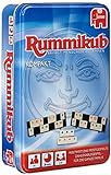 Jumbo Spiele Original Rummikub Kompakt in Metalldose - der Spieleklassiker unter den Gesellschaftsspielen für unterwegs - für Erwachsene und Kinder ab 7 Jahren