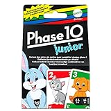 Mattel Games GXX06 - Phase 10 Junior Kartenspiel, ab 4 Jahren
