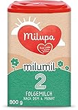 Milupa Milumil 2 Babynahrung, Folgemilch nach dem 6. Monat, Baby-Milchpulver (1 x 800 g)