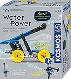 KOSMOS 620660 Water Power, Entdecke die Antriebskraft von Wasser, Bausatz für Raketen-Auto, Wasserpistole, Rasensprenger, Boot, Experimentierkasten für Kinder ab 8-12 Jahre, für drinnen und draußen