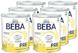 Nestlé BEBA Pre Anfangsmilch, Anfangsnahrung von Geburt an, 6er Pack (6 x 800g)