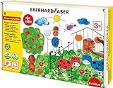 Eberhard Faber 578806 - EFA Color Fingerfarben-Set mit 6 Farbtöpfchen zu je 100 ml, schnelltrocknend und auswaschbar, zum Mischen und für kreativen Malspaß