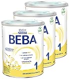 Nestlé BEBA 1 Anfangsmilch, Anfangsnahrung von Geburt an, 3er Pack (3 x 800g)