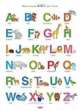 Fragenbär-Lernposter: Mein erstes ABC der Tiere (in der Schulbuch-Druckschrift) M 50 x 70 cm: Gerollt, matt folienbeschichtet, abwischbar (Lerne mehr mit Fragenbär)