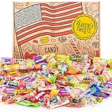 American Candy Amerikanische Süßigkeiten Box | 120 Stück! Snackbox | Klassische USA Candies Laffy-Taffy, Twizzler, Nerds, Jolly Ranchers | Party Halloween Süßigkeiten Mix | Heavenly Sweets