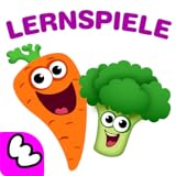 Kindergarten Lernspiele für Kleine Kinder ab Kinderspiele! Baby Lernen Farben und Formen, Früchte & Gemüse Gratis für Mädchen und Jungen! Denkspiele kostenlos für Kleinkinder ab 2 3 4 5 jahre!