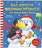 Der kleine Rabe Socke: Das große Weihnachtsbuch vom kleinen Raben Socke: Mit Weihnachtslieder, Plätzchen-Rezept & 8 Spielfiguren