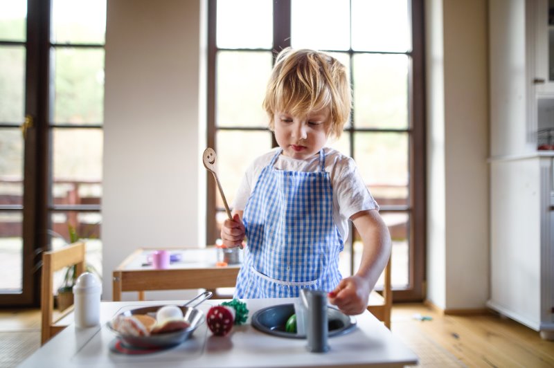 25 Stücke Kind Edelstahl Kochgeschirr Spielküche Kinderküche Küchen Pretend Satz 