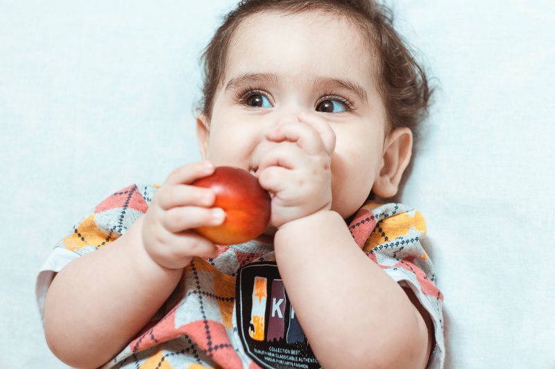 Kind ist glücklich wenn es Obst ist aber andere möchten eventuell was anderes 